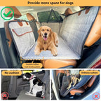 Cubre Asientos de Coche para Perros con Base Reforzada + comedero expandible GRATIS.🐾