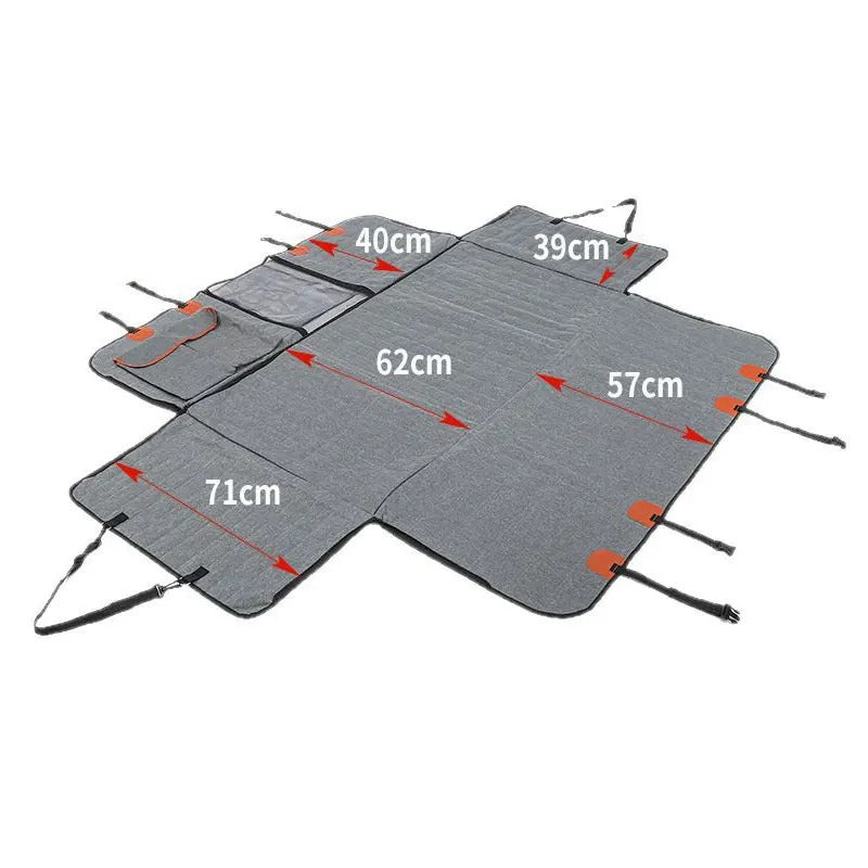 Cubre Asientos de Coche para Perros con Base Reforzada + comedero expandible GRATIS.🐾