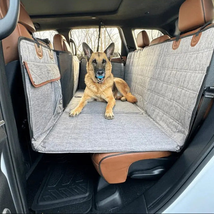 Cubre Asientos de Coche para Perros con Base Reforzada + comedero expandible GRATIS.🐾